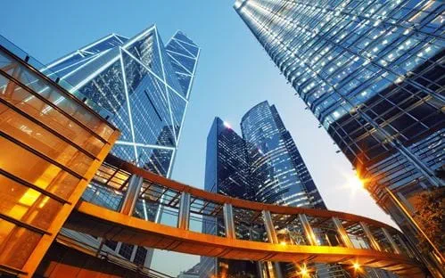Modern buildings in Central Hong Kong