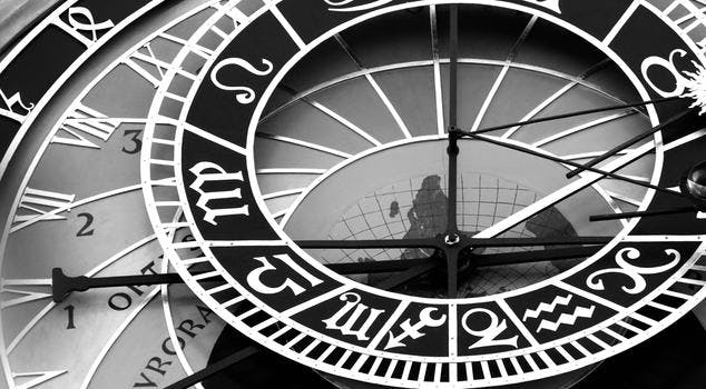 Closeup of Prague Astronomical Clock