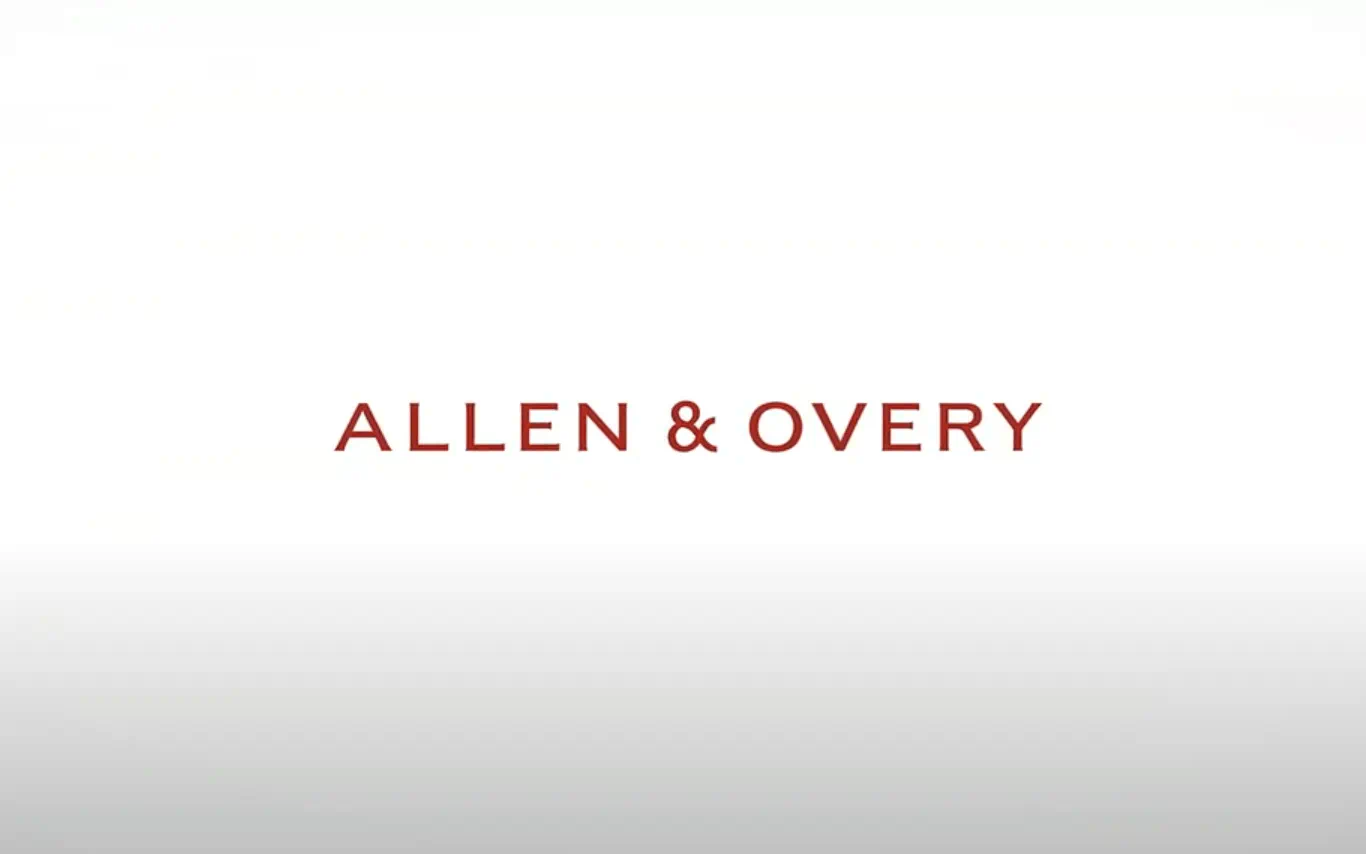 Image with the Allen & Overy banner 