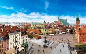 Warsaw town sqaure