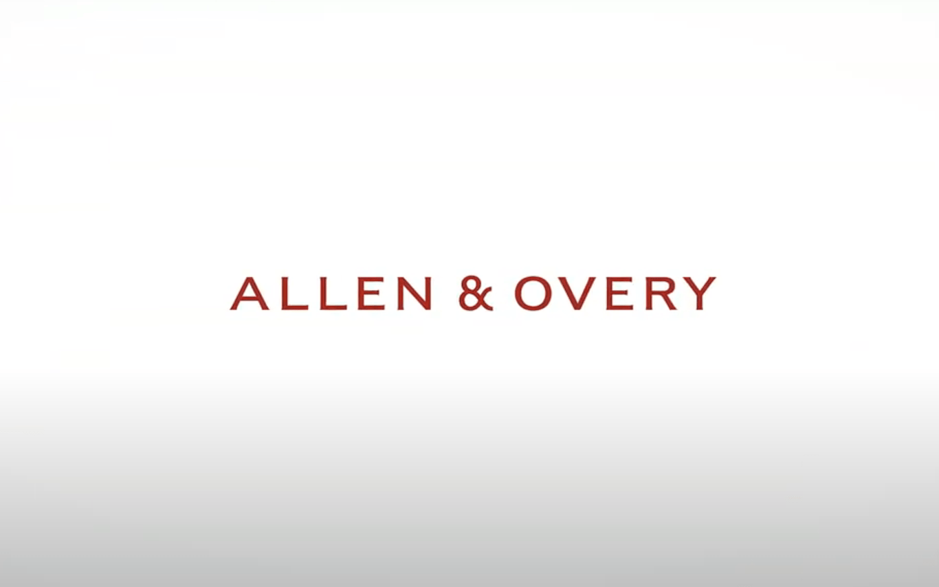 Image with the Allen & Overy banner 