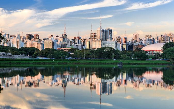 Skyscraper city scape of Sao Paulo