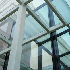 Image of interior glass windows
