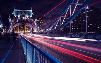 Bridge at night time