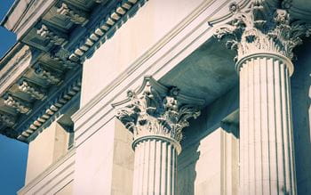 Ornate architectural columns