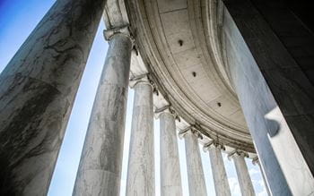 Ornate architectural columns