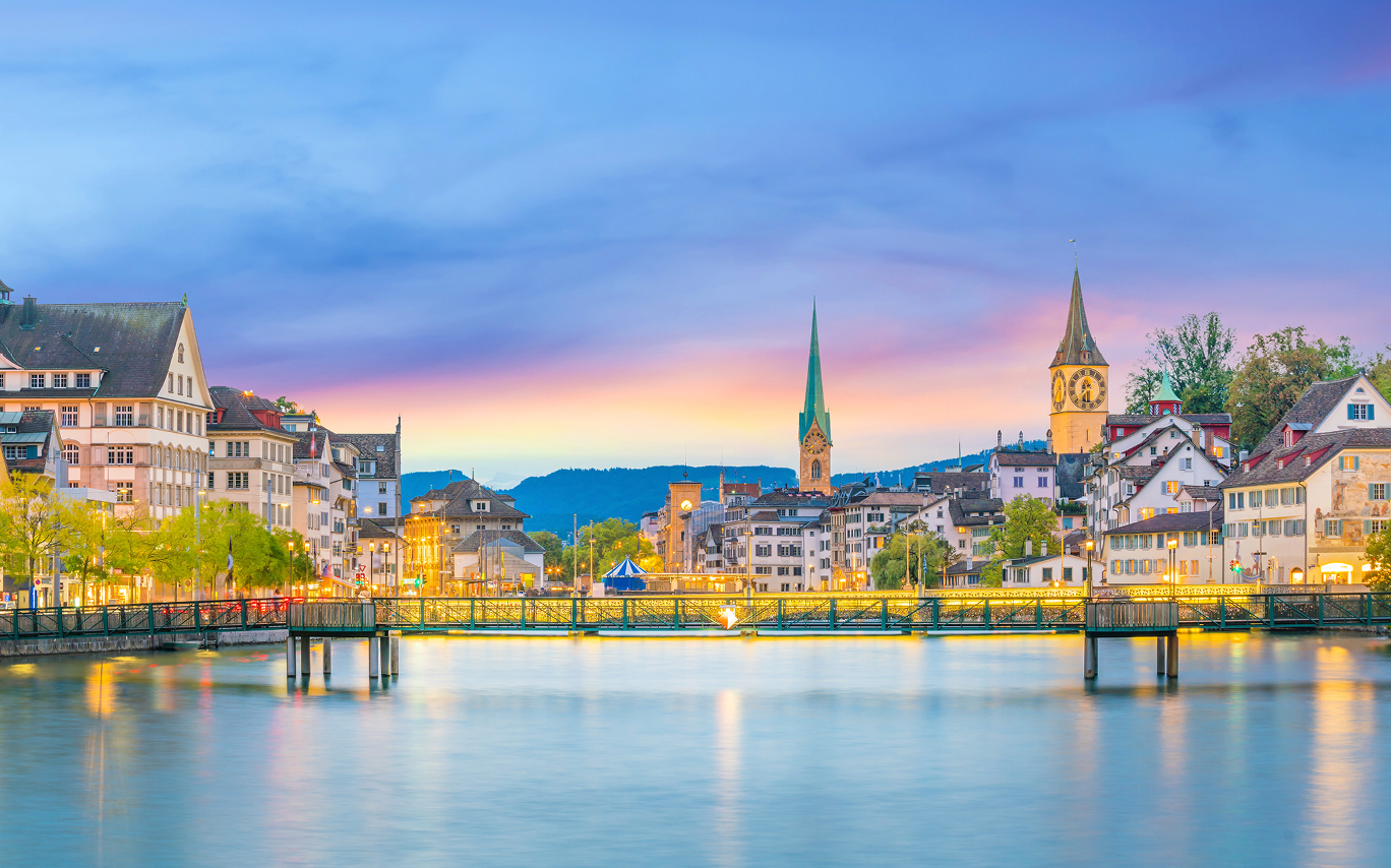 Panoramic view of Switzerland